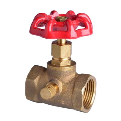 China General 1/2 inch and 3/4 inch lead free brass stop and waste valve with IPS connect for sale