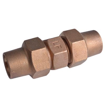 China Union-3parts bronze flare fittings for air conditioning, refrigeration equipments for sale