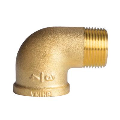 China Lead Free Brass Pipe Connection Fittings Elbow 90 Degrees for sale