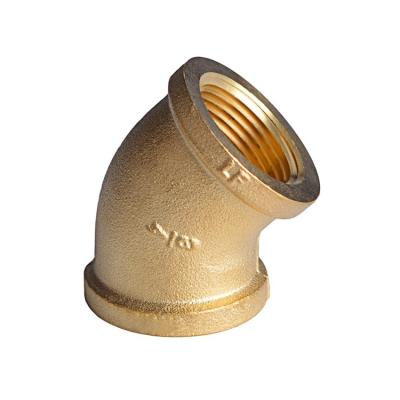 China 45 Degree Elbow Pipe Connection Lead Free Brass Fittings for sale