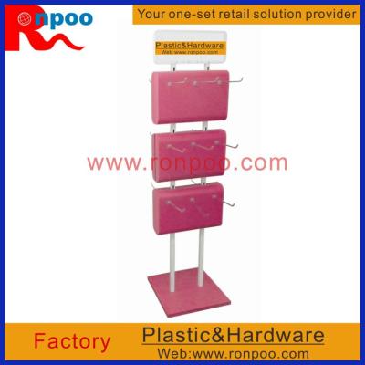 China Rotatable Display Shelf,Custom Double Sided Leg Warmer Rotating Hanging,Counter Top Slatwall Display for sale