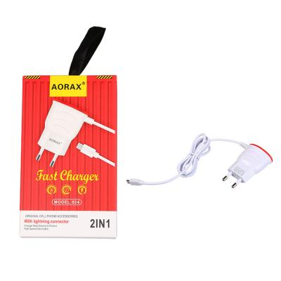 China 2019 arrival AORAX 5V 1.2A mobile phone led charger cable factory price HOT SALE for sale