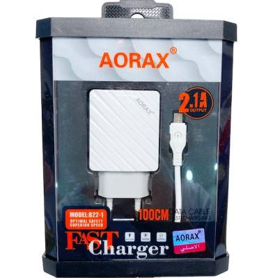 China Free Sample Mobile Phone AORAX EU Plug Adapter Wall 5V 2.1A USB Apple Cell Fast Charger For Android iPhone Mobile Phone Charger for sale