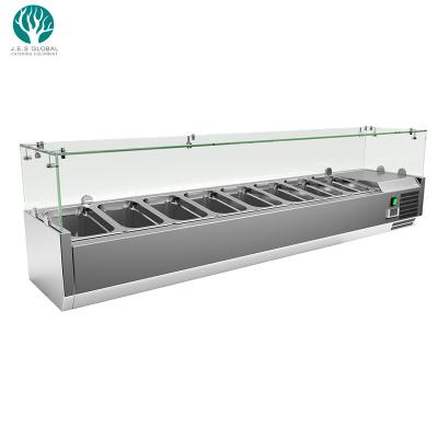 China High Quality COMPRESSOR Refrigerator Salad Counter Commercial Refrigerator with CE - VRX1600/330 FG for sale