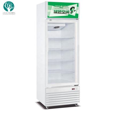 China Straight Advertising Single Door Display Glass Chiller LG4-350F 730X640X2060 for sale