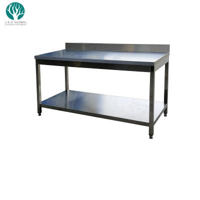 China Traditional Solid Work Table Stainless Steel Kitchen Work Table for sale