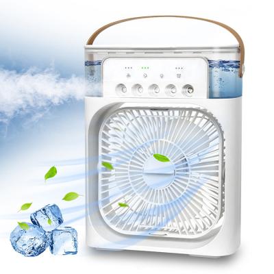 China Protable Usb Air Conditioner Fan Air Conditioner Desktop Humidification Evaporative Purifier Small Portable Three In One Cooler for sale