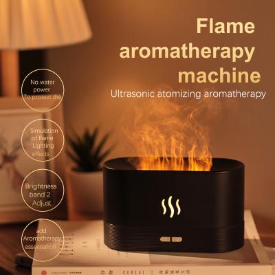 China Creative Office Expansion Humidifier 3D Flame Humidifier Home Office Aromatherapy Flame Household Simulation Desktop Incense for sale