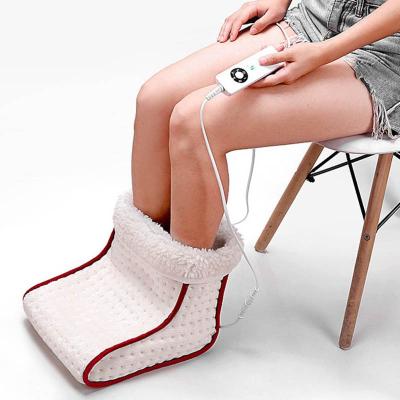 China Hotel plug in household and office electric foot warmer can be washed and heated in 5 mode heating pad foot warmer is set for sale