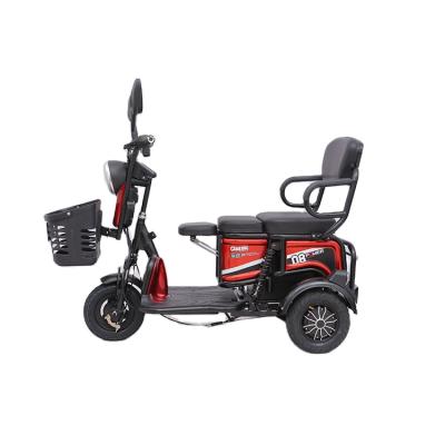 China New Electric Passenger Tricycle 2 Wheels 122*60*91cm Electric Scooter Tricycle for sale