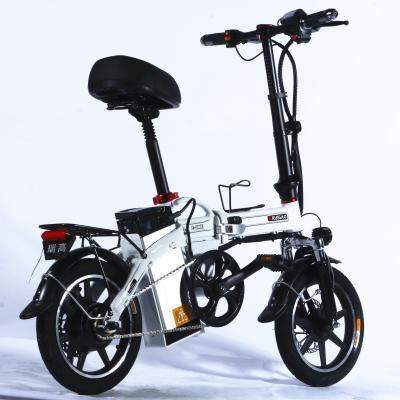 China 14 Inch Foldable Unisex 2 Wheel Non-Slip Adult Standing Electric Bicycle for sale