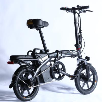 China Aluminum alloy 48v 250w 10ah 14 inch electric bicycle easy folding electric bicycle for sale