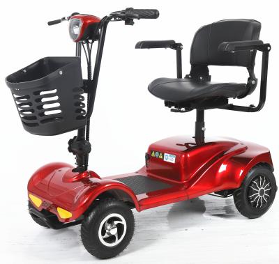 China China popular black RED BLUE body unisex electric tricycle scooter four wheel motorized tricycle scooter type for sale