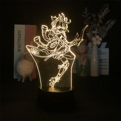 China Industrial 3D Lamp Game Led Night Light Friends Birthday Gift Kids Bedroom Decoration Colorful Cool Table Christmas Gifts Bedside for sale