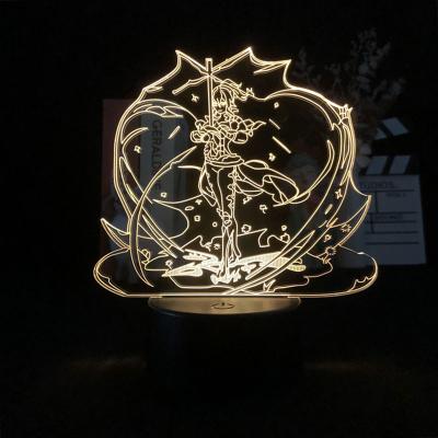 China Child Light 3d Lamp Genshin Impact Industrial Smart Jean Game Child Battery Operated Nightlight Dropship for sale