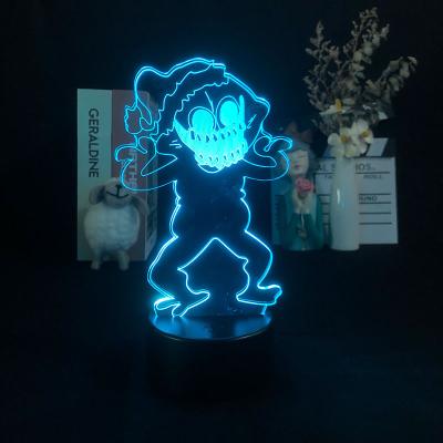 China Industrial FNF Game Tabi Digit LED Sensor Hologram Light Kids Christmas Gift Lamp for Cute Bedroom Decor Room Decor Falsies Friday Night for sale