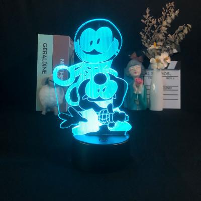 China Industrial Atmosphere Sensor LED Night Light Funkin Kids Room 3D Lamp Bedside Birthday Gift Night Light APP Control Friday Night for sale