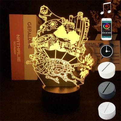 China Industrial RGB Color Changing Led Acrylic Lamp Illusion Light for sale