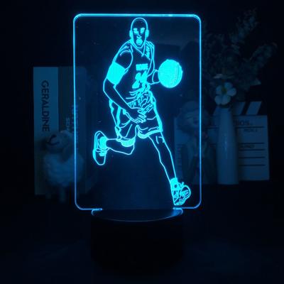 China Best Night Light Industrial Superstar 3D Basketball Projector Bright Low Selling Lovely Gift Teenagers Delivery for sale