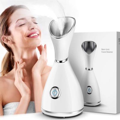 China 2020 New Arrivals Products Mini Beauty Spa Face Facial Deep Cleansing Professional Mini Ionic Handheld Nano Steamer for sale