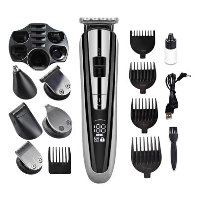 China Rechargeable Barber Electric Hair Cut Cutting Machine Men Hair Clippers Commercial Zero Gap Cordless Trimmer for sale