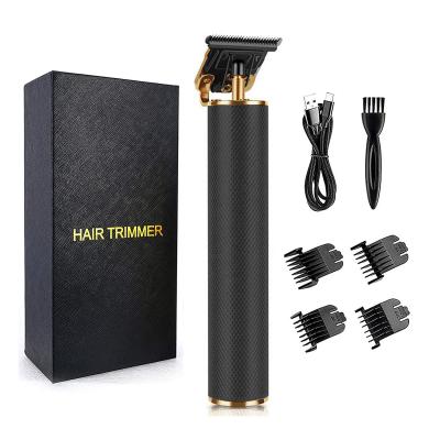 China Electric Cordless Barber Usb Rechargeable Men Hair Split Tip Hair Trimmer Commercial Shaving Trimmer Machine for sale