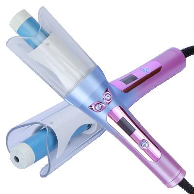 China Hair Curler Private Label Magic USB LCD Display Automatic Rotating Hair Curler for sale