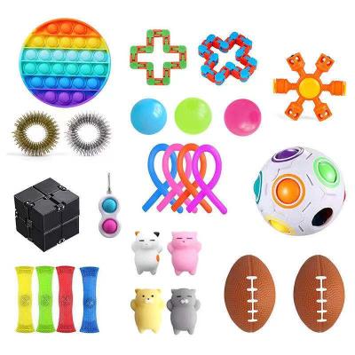 China New Eco-friendly Customize Noise Push Bubble Kit Fidget Toys Stress Balls Stir Sensory Toys for sale