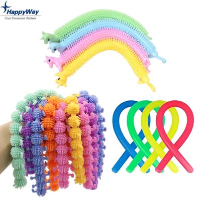 China Hot Selling Eco-friendly Unicorn TPR Stretch Strings Wiggle Toys Sensory Wiggle Toys for sale