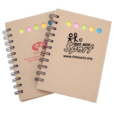 China Spiral Loose Leaf Kraft Paper Notepad, MOQ 100 PCS 0703070 One Year Quality Warranty for sale