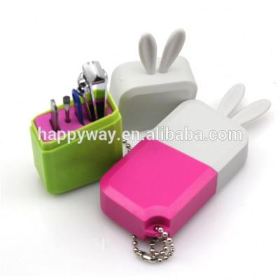 China Promotional Gifts High Quality Plastic Manicure Set MOQ100PCS 0805026 One Year Quality Warranty for sale