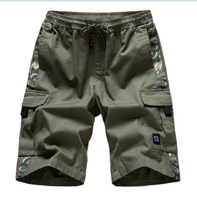 China New Design Anti-wrinkle Summer Elastic Cargo Belt Shorts Men's Casual Multi-Pocket Shorts for sale