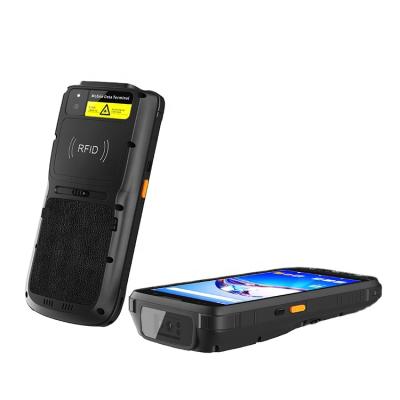 China Handheld Computer BX6200 Android 10.0 Handheld 4G Terminal with UHF SI HF RFID 2D Reader Barcode Scanner for sale