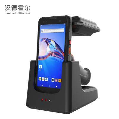 China Handheld Computer Factory Price Android UHF RFID Reader Waterproof Scanner NFC 1D 2D Barcode Scanner Industrial with Charging Dock Optional for sale