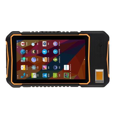 China Industrial Tablet Terminal H711 IP 65 Android 7.0 UHF Rugged Tablet and FBI Fingerprint Reader with 7.0 Inch Gorilla Glass 3 Screen for sale