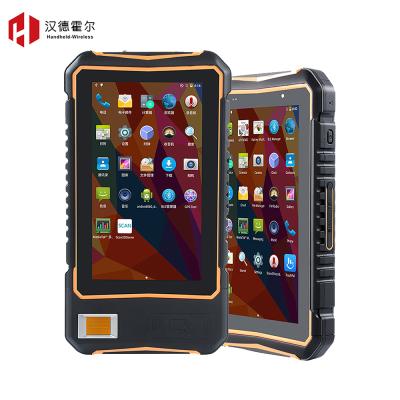 China Tablet Terminal H711 IP 65 Android 7.0 Industrial Rugged 4G Tablet With Fingerprint Reader And Uhf Reader for sale