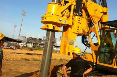 China Hydraulic Rotary Drilling Rig With Caterpilar Chassis For Road Construction TYSIM KR125C Max. Drilling Diameter 1300 Mm for sale