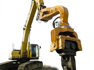 China Powerful Hydraulic Excavator Hammer / Vibratory Hammer Pile Driver TYSIM VS380 for sale