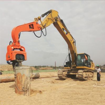 China 300mm Prestressed Concrete Pipe Vibratory Pile Hammer High Frequency Vibratory Pile Hammer / Driver for sale