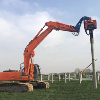 China Precision Vibratory Pile Hammer Excavator Hydraulic Pile Driver 3000rpm Piling Equipment for sale