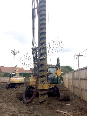 China 20 M Drilling Depth CFA Hydraulic Rig Machine KR220M , Rotary System Drilling Rig Max. Diameter 800 Mm for sale