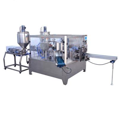 China China Wenzhou Supplier Top Automatic Doypack Pouch Thick-Liquid Pasta Sauce Liquid Food Materials Filling Packing Machine for sale