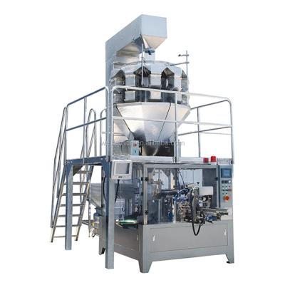 China Hot Selling Food Factory Directly Supply Rack Up Zipper Lock Bag Granule Chocolate Box Pouch Packing Machine Price for sale