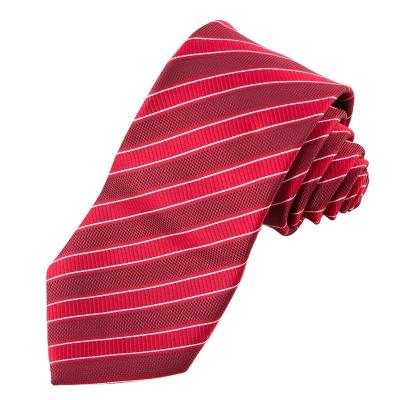 China Fashion Zecheng Casual Formal Men's Handsome Vintage Burgundy 100% Silk Ties for sale