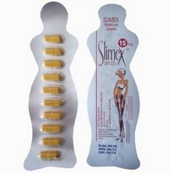 China Slimex 15mg Herbal Slimming Pills Gamboge Fruit Slim Capsules for sale