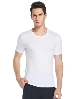 China Single Wear Mens Sleep Sleeve Shorts Fine Cotton Anti-pilling Fashion T-Shirt for sale