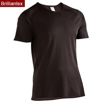 China Authentic sports anti-pilling function quick-drying t-shirt black for sale