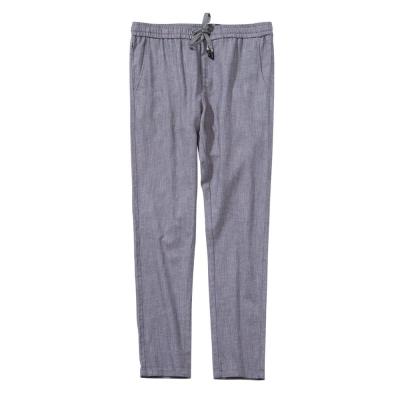 China Anti-pilling OEM fashionable and comfortable wholesale canvas/linen pants for men for sale