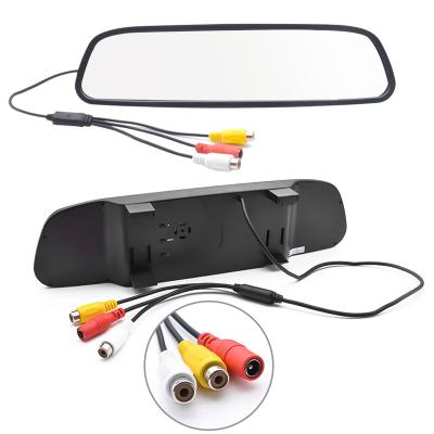 China 4.3 Inch Rearview Monitor Mirror Link Backup Camera With Universal for sale