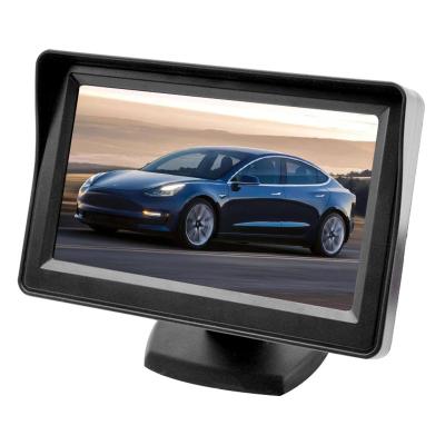 China High Quality Remote Control Reversing Parking Show 4.3inch Car Monitor For Car Truck Bus for sale